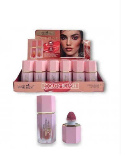 رژگونه مایع پد دار پینک کی