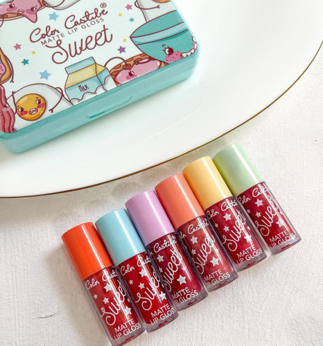 پک رژ مایع ۶عددی آبنباتی