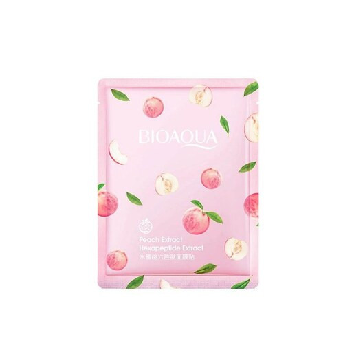 ماسک ورقه ای عصاره هلو و هگزاپپتید بیوآکوا