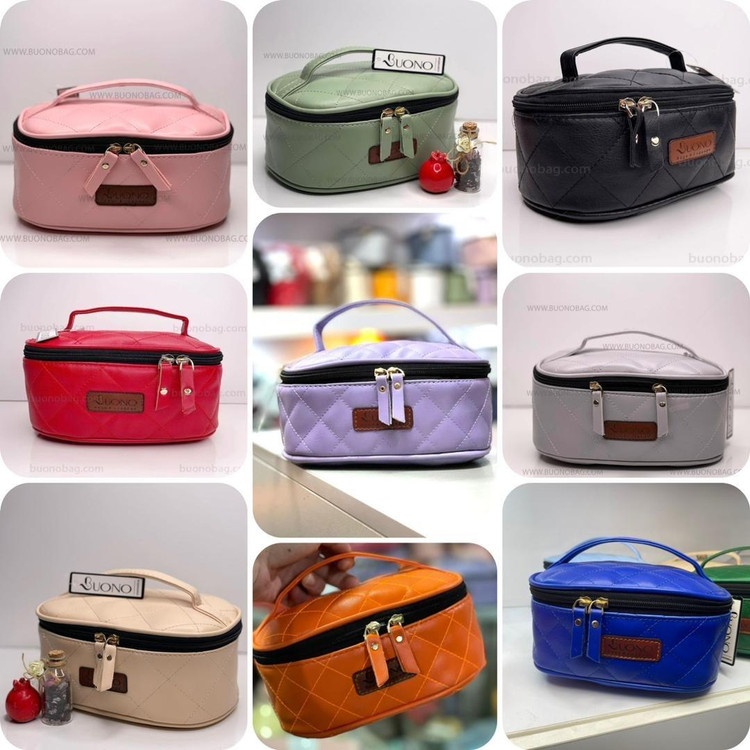 کیف آرایشی صندوقی چرم رو میزی بونو Bono