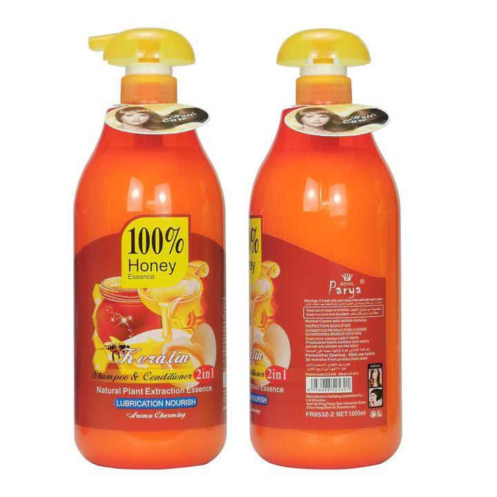 شامپو کراتینه عسل royal parya