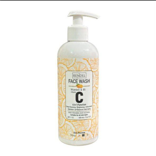 ژل شستشو صورت رندل مدل ویتامین c حجم 400 میل Rendel