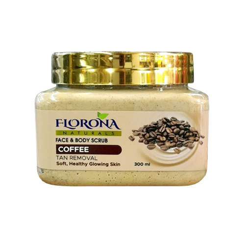 اسکراب صورت و بدن فلورونا FLORONA عصاره قهوه