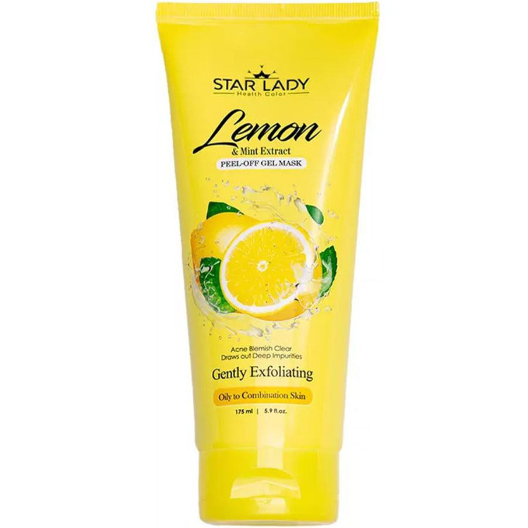 ژل ماسک پیل-آف حاوی عصاره لیموونعنا استار لیدی Star lady
