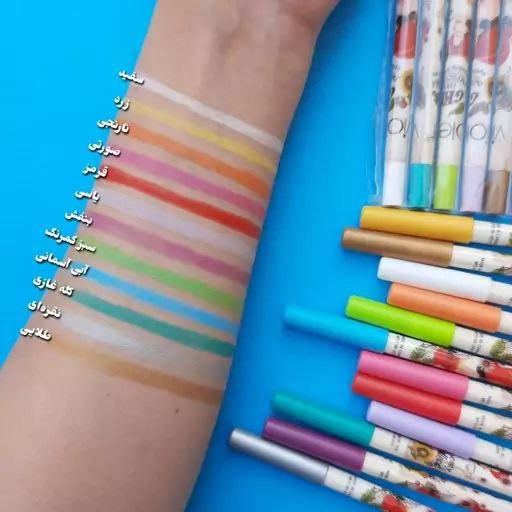 مداد چشم رنگی شمعی ویولت فانتزی