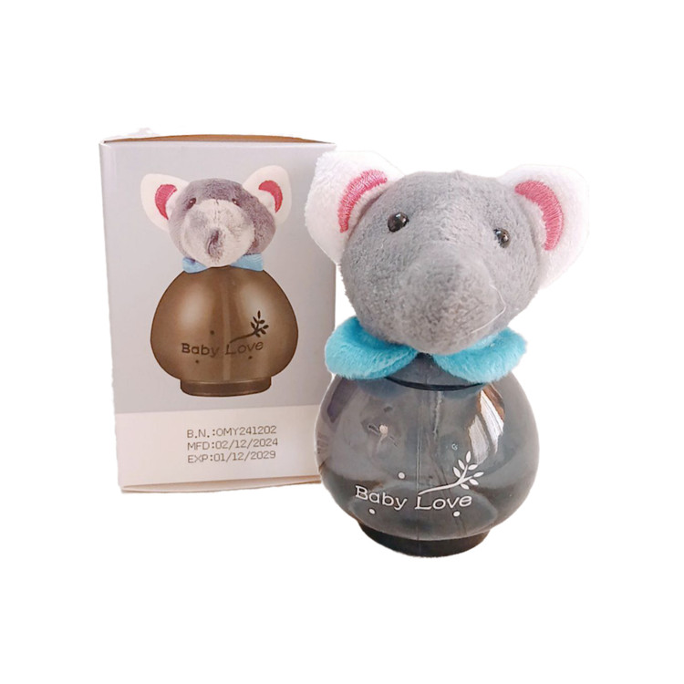 عطر کودک بیبی لاو مدل فیل طوسی