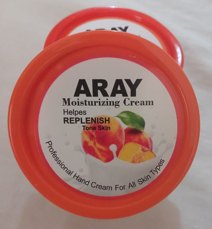 کرم مرطوب کننده دست و صورت آرای مدل هلو ARAY