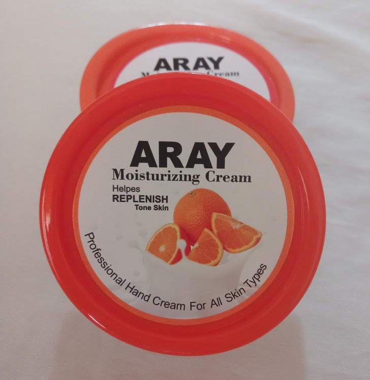 کرم مرطوب کننده دست و صورت آرای مدل پرتقال ARAY