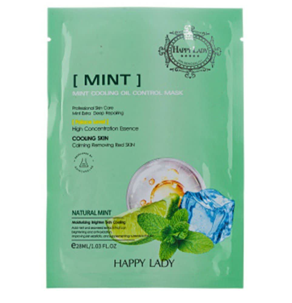 ماسک ورقه ای صورت نعنا هپی لیدی