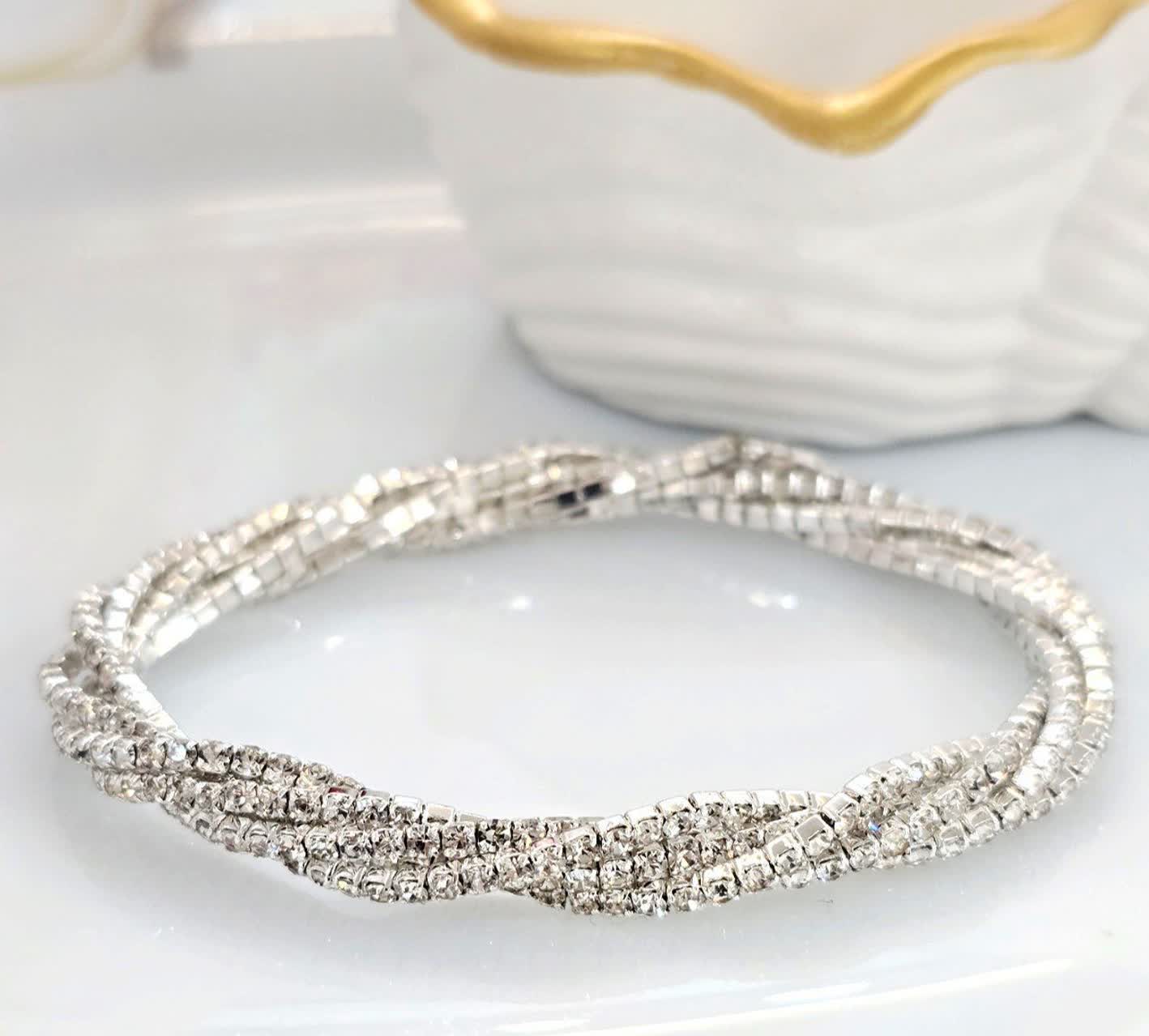 دستبند بافت کشی جذاب