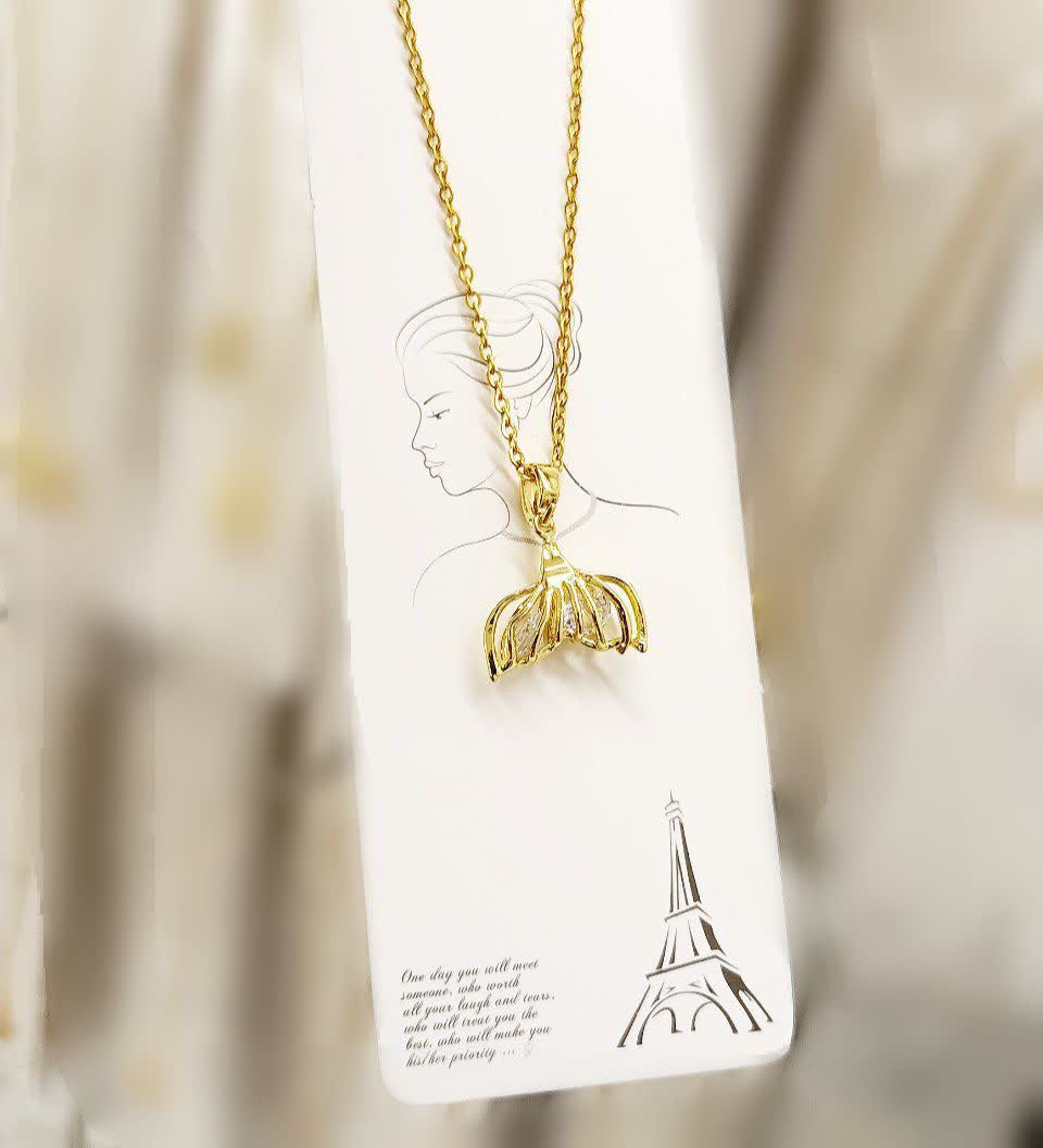 گردنبند استیل جواهری