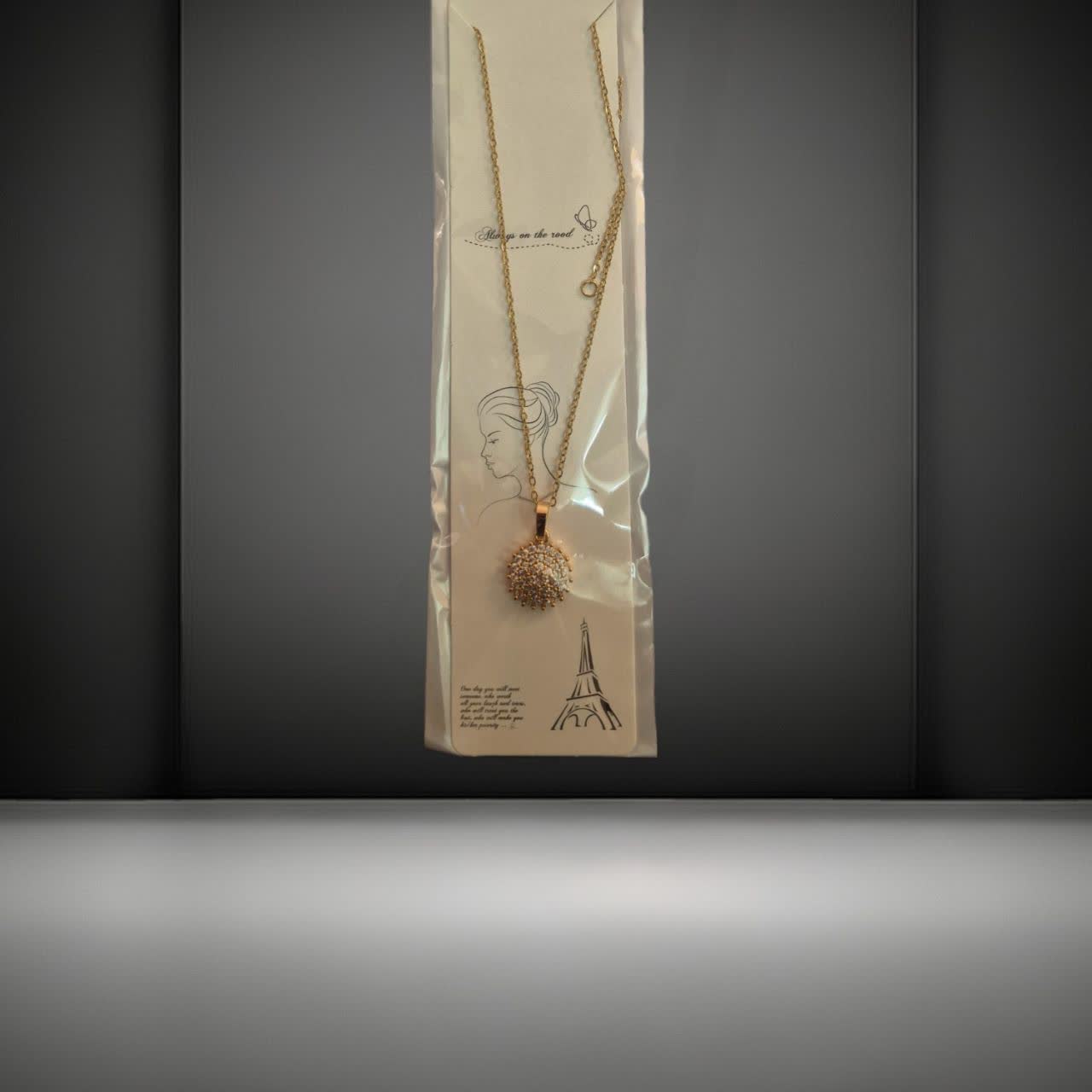 گردنبند جواهری استیل