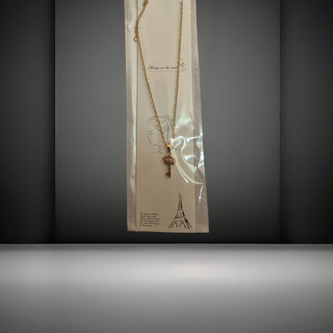 گردنبند جواهری استیل