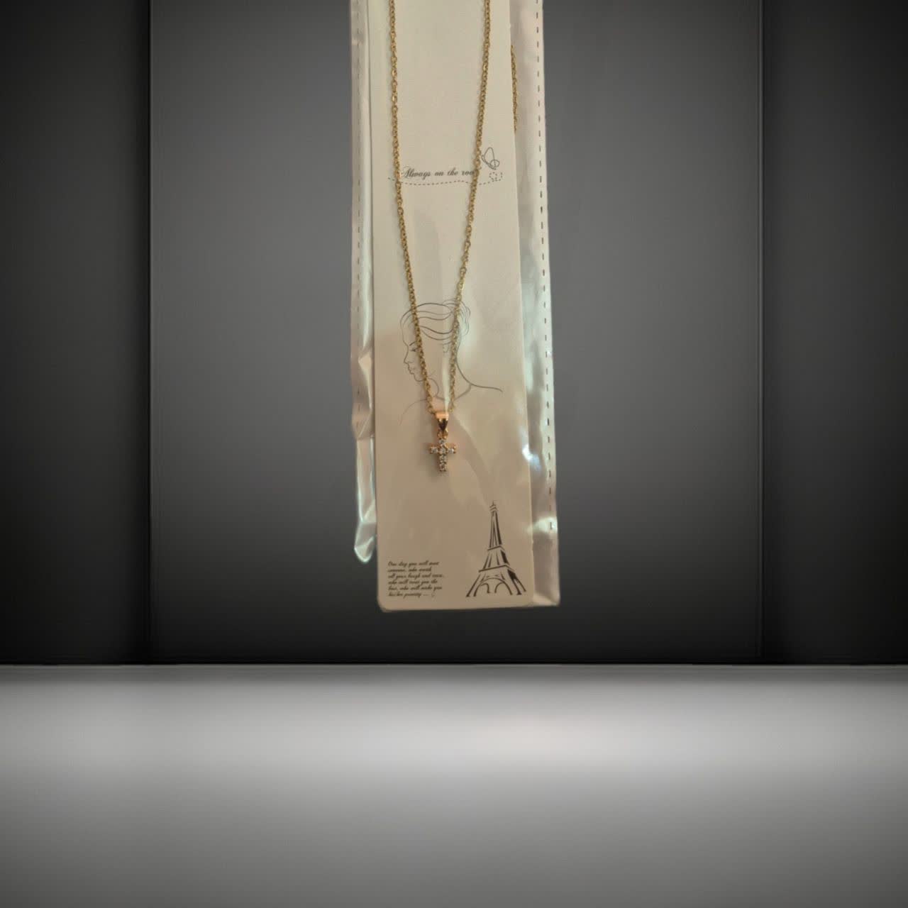 گردنبند جواهری استیل