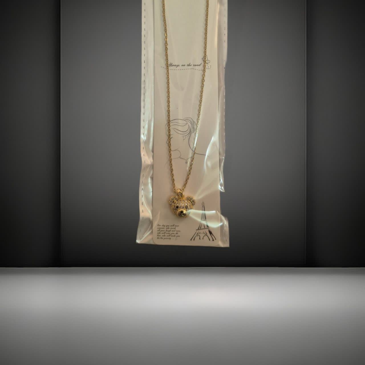 گردنبند جواهری استیل