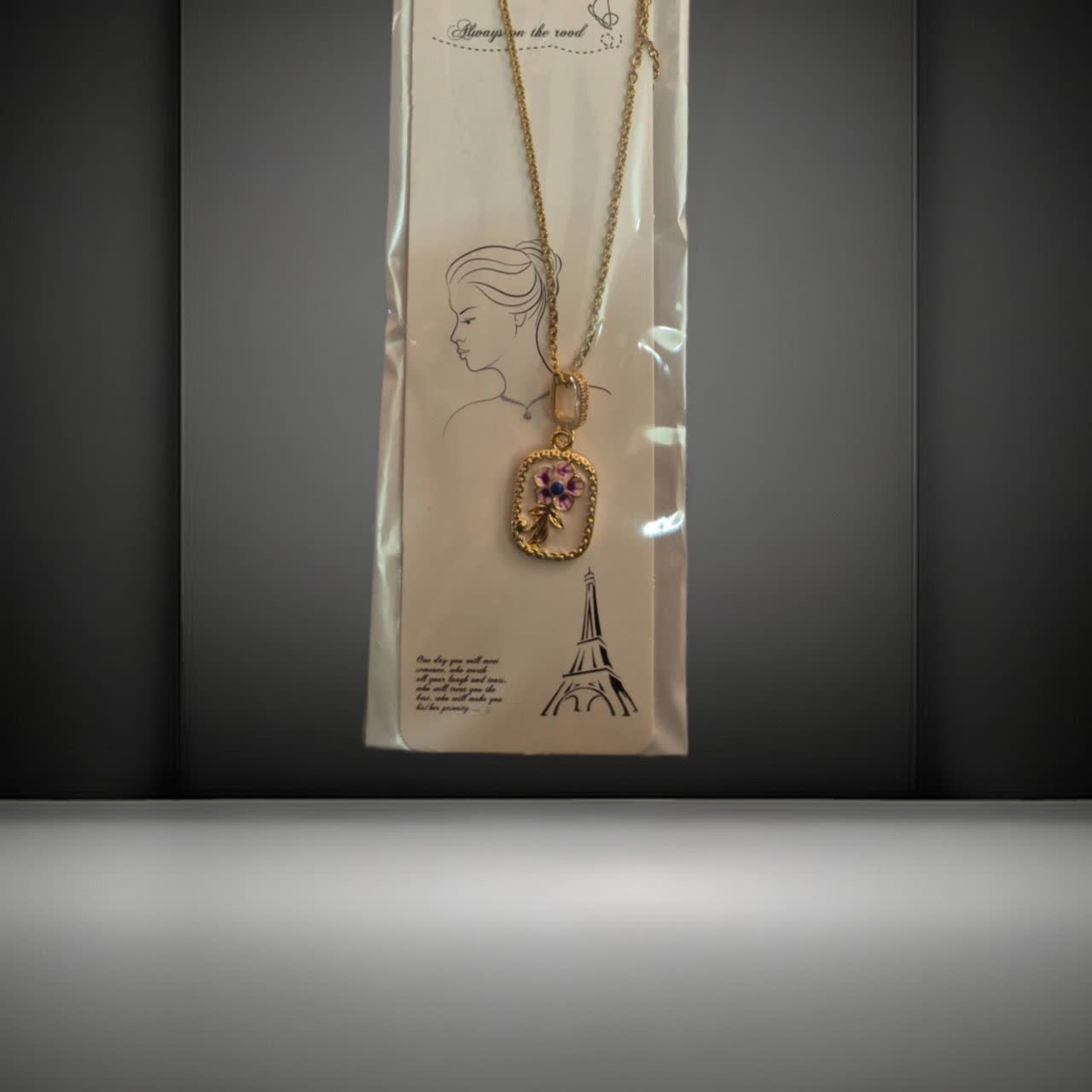 گردنبند جواهری استیل