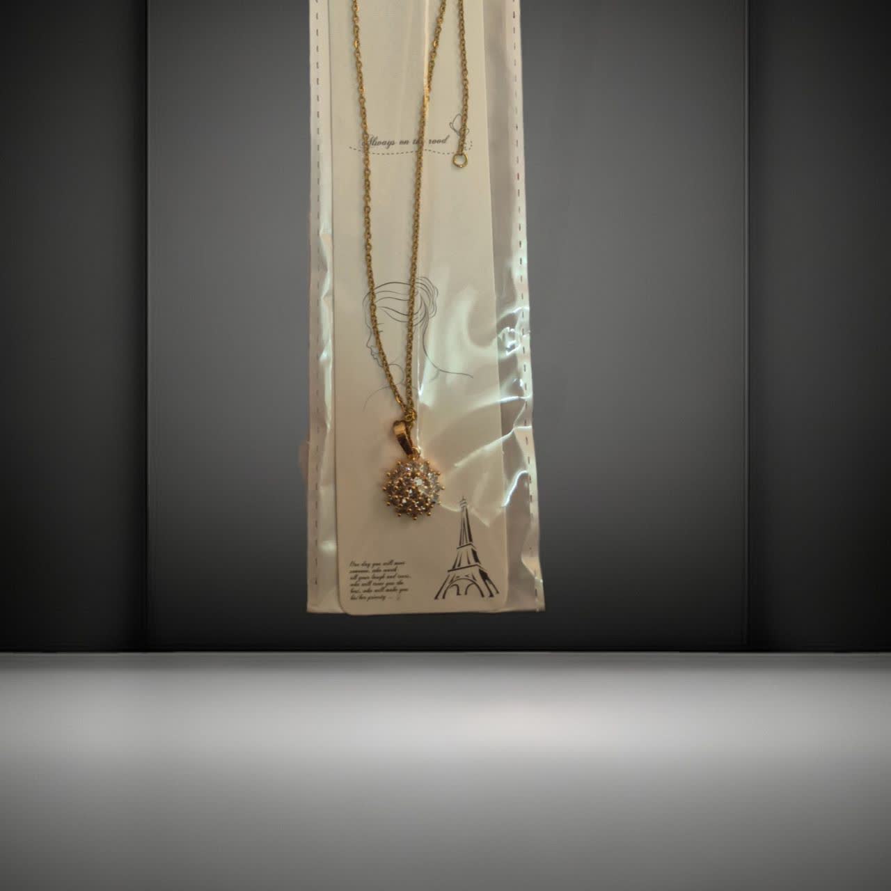 گردنبند جواهری استیل