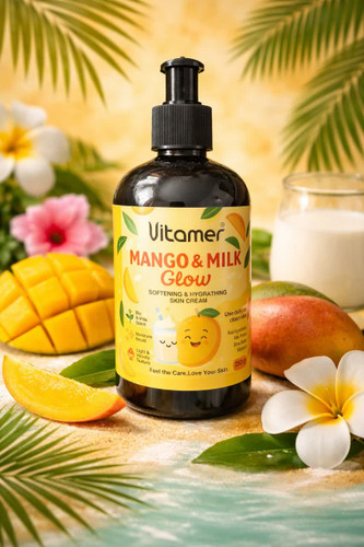 کرم آبرسان Vitamer با رایحه های انبه و شیر