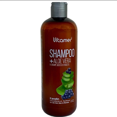 شامپو Vitamer حاوی عصاره آلوئهورا و هسته انگور