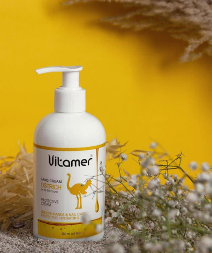 ✨ کرم آبرسان و مرطوب کننده Vitamer روغن شترمرغ