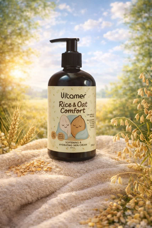 کرم آبرسان و مرطوب کننده Vitamer برنج و جو دوسر