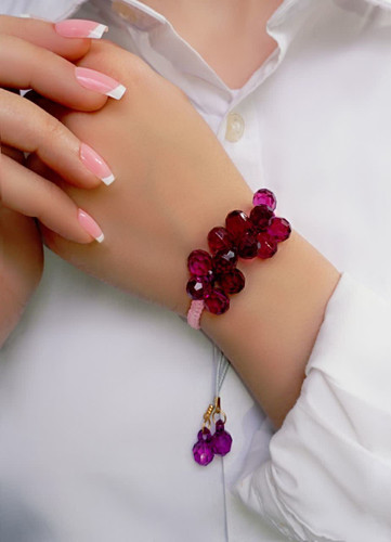 دستبند کریستالی